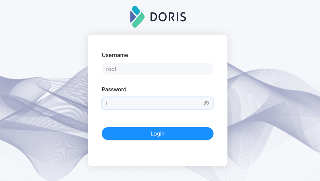 Built in WebUI of Doris